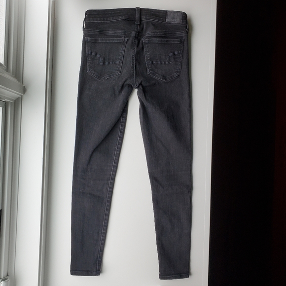 American Eagle Black Skinny Denim Jeans - Picture 3 of 3